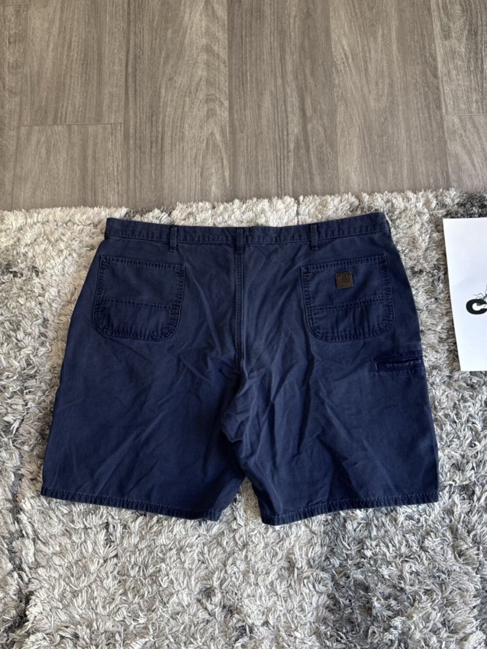 Carhartt Shorts Men S 46 Original Fit Utility Dyed B203 Bls Baggy Y2K